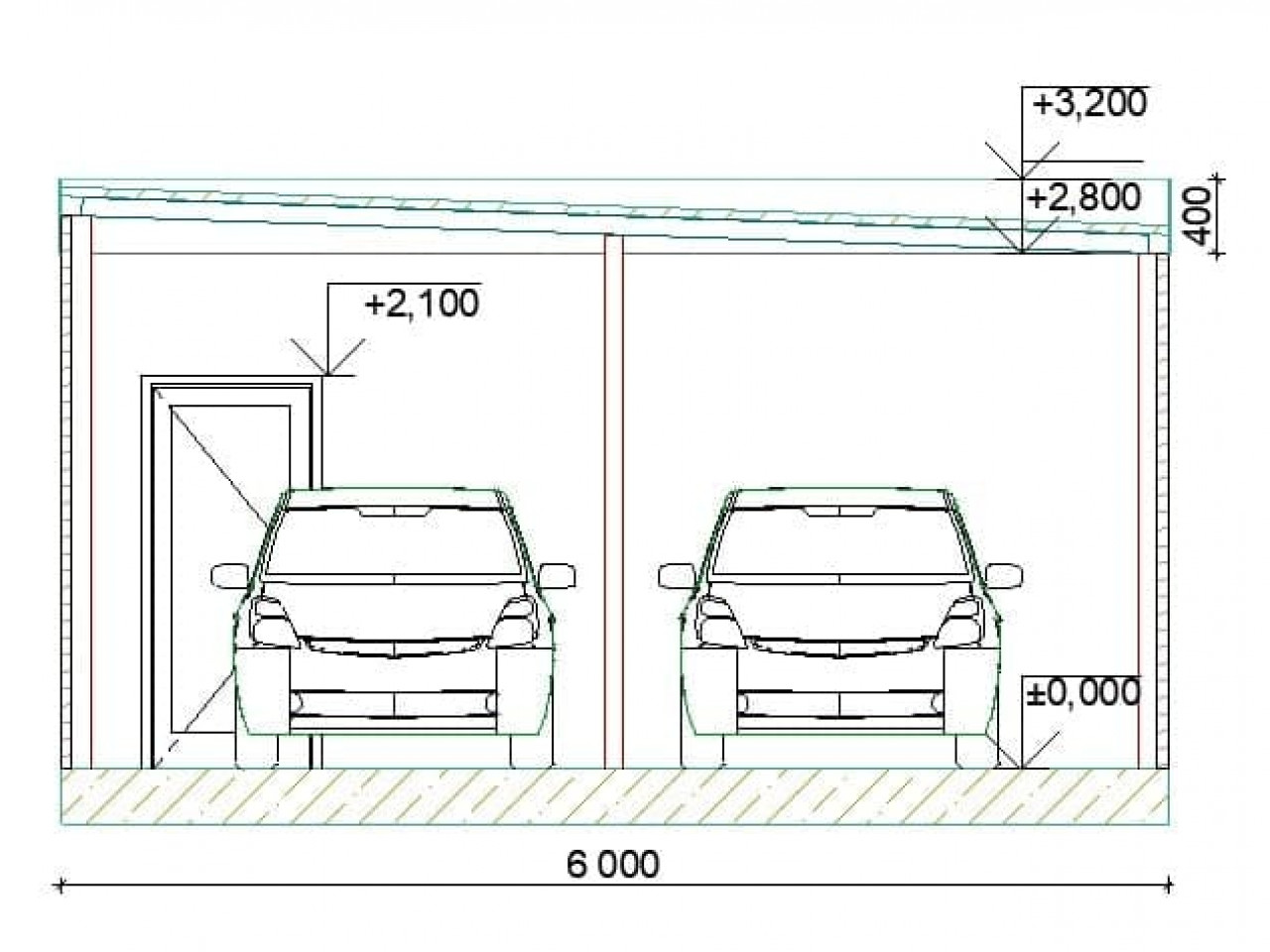 Гараж 6x8
